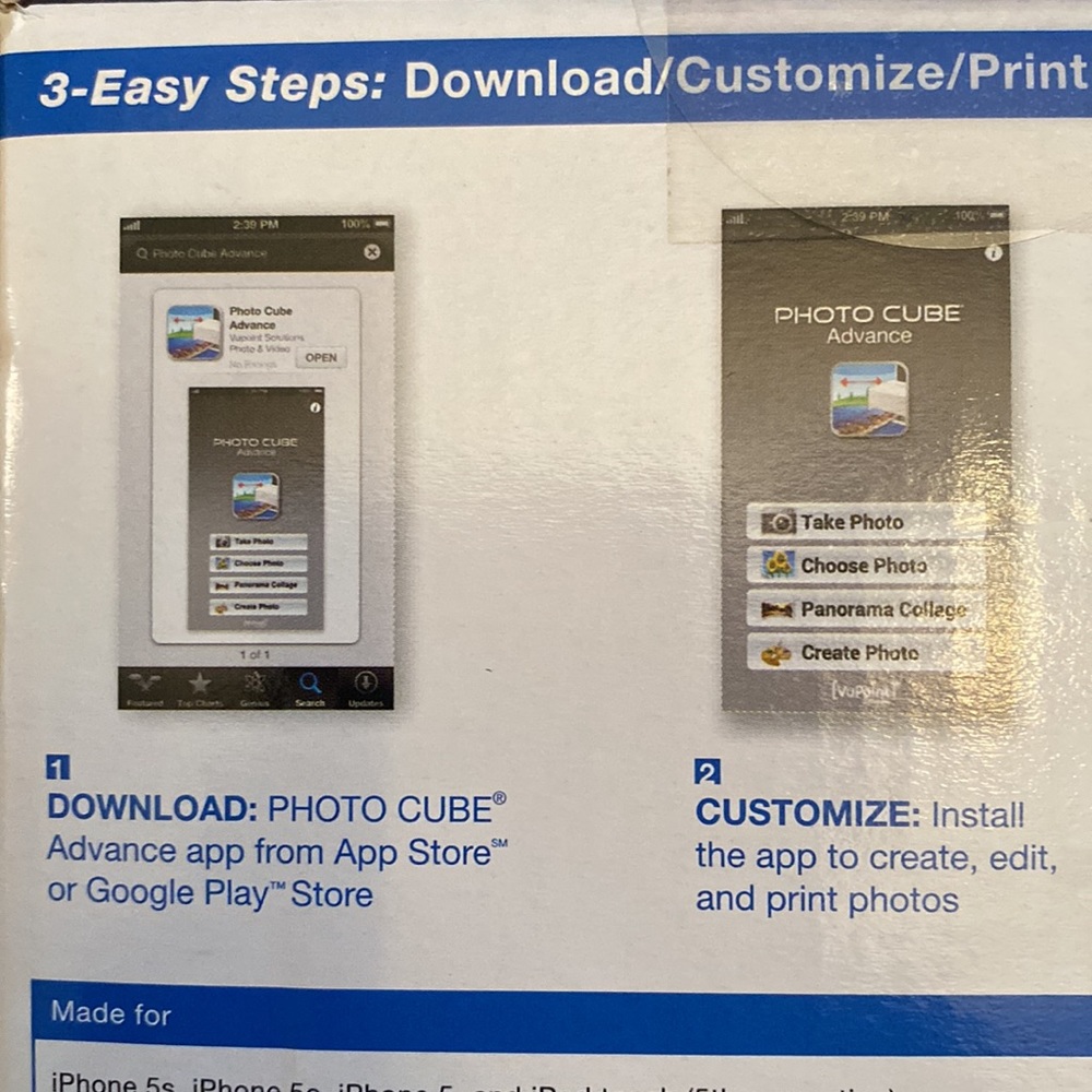 VuPoint Photo Cube Compact Photo Printer - Picture 6 of 11